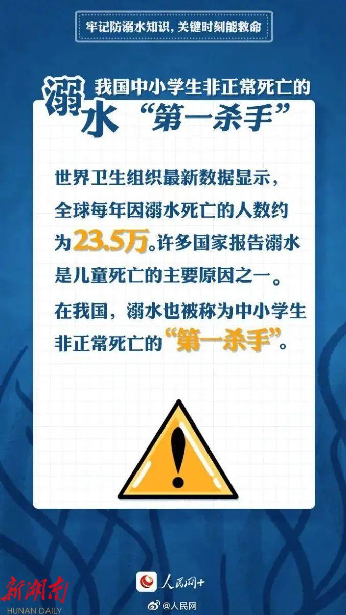 近期外地多名学生溺亡!紧急提醒:防溺水教育,刻不容缓!_邵阳头条网